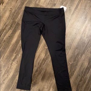 Black maternity leggings
